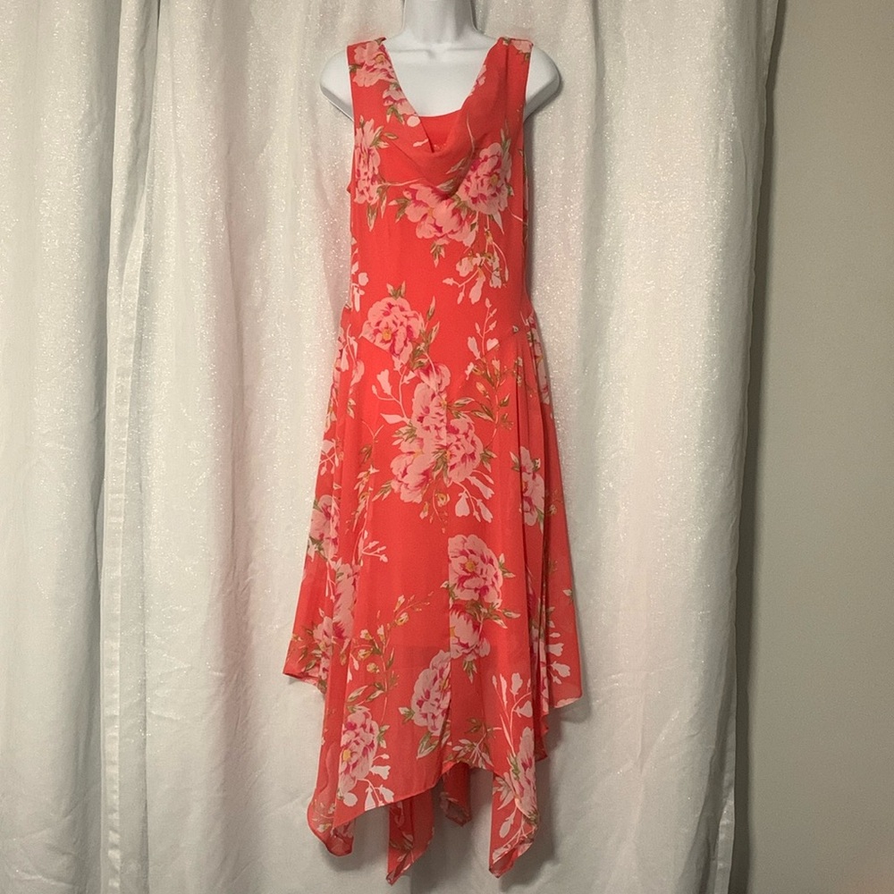 Robbie Bee floral dress EUC